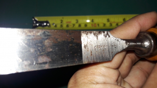 ขายสิ่วจระเข้สามดาวเยอรมัน 3/4" งานเก่าเก็บด้ามไม้ Made in Germany. ขายสิ่วจระเข้สามดาวเยอรมัน 3/4" งานเก่าเก็บด้ามไม้ Made in Germany.