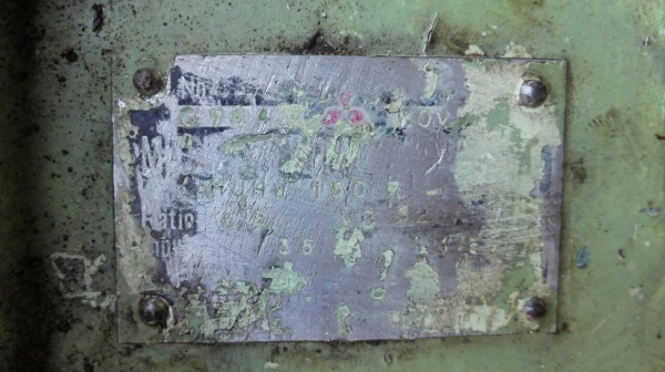 **** SOLD **** วอร์มเกียร์ทด Taiwan No.185 ทด 1:5 สวยสดแน่นพร้อมใช้งาน