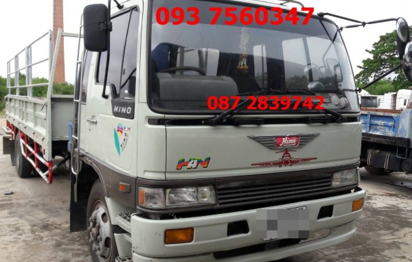 ขายรถบรรทุก 6 ล้อ ติดเครน TADANO 3 ตัน / ตัวรถ HINO