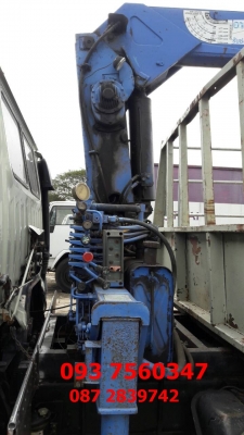 ขายรถบรรทุก 6 ล้อ ติดเครน TADANO 3 ตัน / ตัวรถ HINO