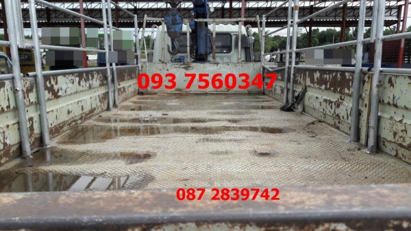 ขายรถบรรทุก 6 ล้อ ติดเครน TADANO 3 ตัน / ตัวรถ HINO