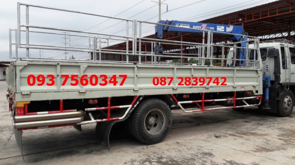 ขายรถบรรทุก 6 ล้อ ติดเครน TADANO 3 ตัน / ตัวรถ HINO