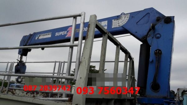 ขายรถบรรทุก 6 ล้อ ติดเครน TADANO 3 ตัน / ตัวรถ HINO