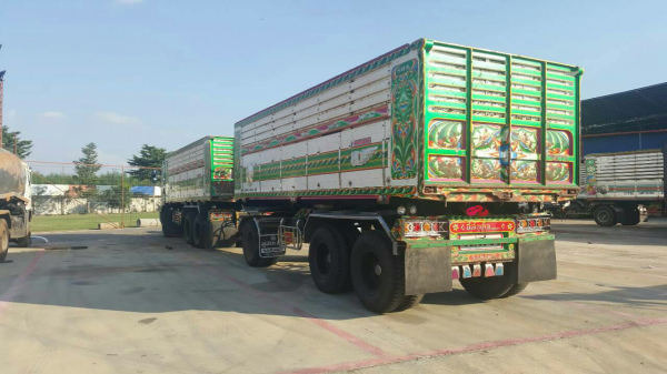 ขายรถบรรทุก 22 ล้อพ่วงแม่ลูกดัมพ์ ISUZU DECA 360 แรงม้าปี 2554 ลูกพ่วง 3 เพลา ราคา 2650000