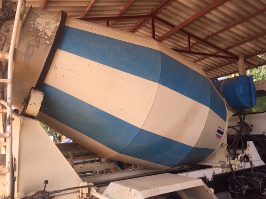 ขายรถโม่ปูนฮีโน่ 6 ล้อ 220 โม่ 4 คิว วิ่ง 7 หมื่น สภาพสวย ปี 54