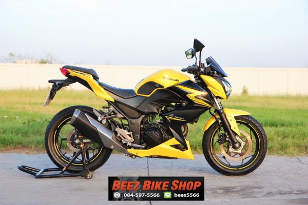 ขาย Kawasaki Z300 ABS รุ่นปี 2015 สภาพนางฟ้าป้ายแดงใสๆวิ่งน้อย 2,xxx โล ทะเบียนพร้อมโอน