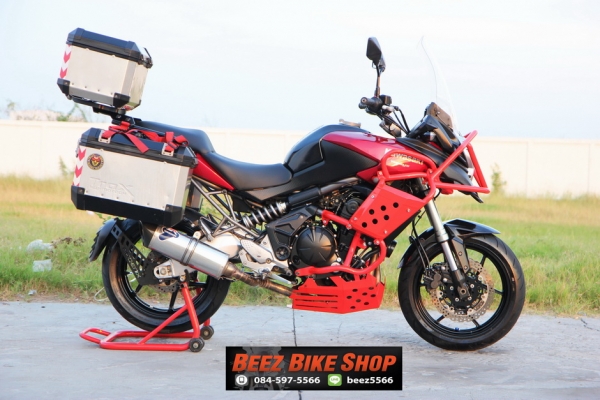 <<ดาวน์ 75,000>>ขาย Kawasaki Versys 650 ABS รุ่นปี 2011 ปี๊บ sw motech 3 ใบ พร้อมแล๊ค