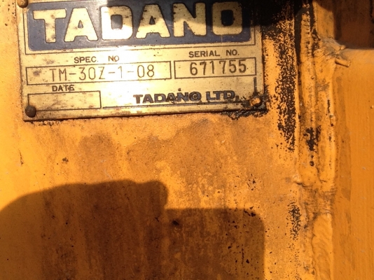 ขายถูกๆ185000บาท เครนทาดาโน่3ตัน4ปลอก สภาพสวยพร้อมใช้ครับ