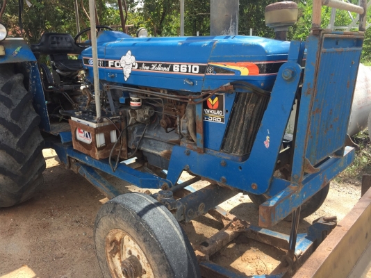 ขายรถไถ FORD 6610 เพลาเดี่ยว ใบมีดดันหน้า 7 จาน 3 จาน เอกสารเล่มทะเบียน เครื่อง T5 ราคา 330000