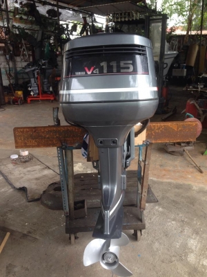 ขายเครื่องเรือ YAMAHA V4 115 เครื่องดีสตาร์ทติดง่าย สภาพสวยเหมือนใหม่ครับ ขาย 115000 บาท