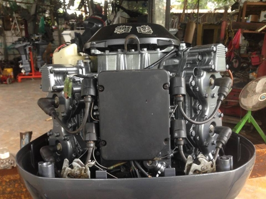 ขายเครื่องเรือ YAMAHA V4 115 เครื่องดีสตาร์ทติดง่าย สภาพสวยเหมือนใหม่ครับ ขาย 115000 บาท