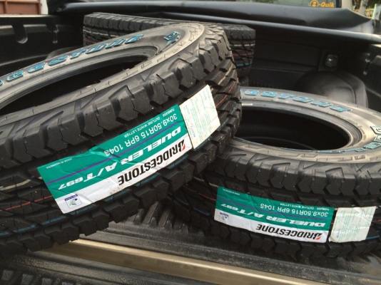 Bridgestone Dueler A/T697 All-Terrain ขนาด 30นิ้ว ขอบ15