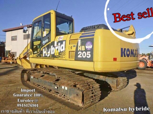 ขาย รถkomutsu hybride จำหน่าย รถ เครื่องจักร นำเข้า100\% อปกรณ์ทุกชิด ราคาถูก eurotec. 0818176901
