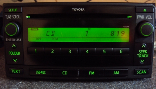 ขายวิทยุ-เทป-ซีดี -MP3-USB ติดรถยนต์ TOYOTA สวยกริ๊ป