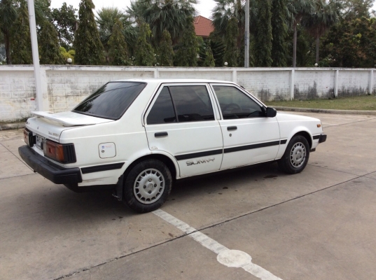 ขายรถ นิสสัน ซันนี่ B11 ปี93 เครื่อง 1.3 เกียร์ธรรมดา ภายในเดิมๆเบาะสวยเดิมสะอาด แอร์เย็นหนาว ตัวถังเดิมๆสีบางเดิมทั้งคันไม่เคยทำสี ยางใหม่ เครื่องแน่นดี ช่วงล่างดีเลยครับ รถขับดี ภาษีไม่ขาด เล่มพร้อม ขับกลับได้เลยครับ ขายถูกครับ