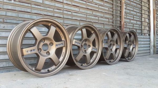 TE37 ขอบ 15 4/100 ล้อเปล่าไม่มียาง