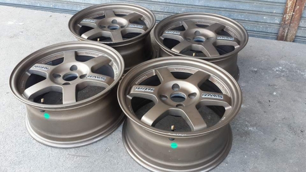 TE37 ขอบ 15 4/100 ล้อเปล่าไม่มียาง