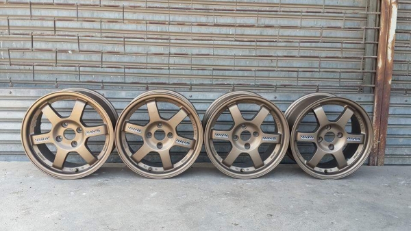 TE37 ขอบ 15 4/100 ล้อเปล่าไม่มียาง