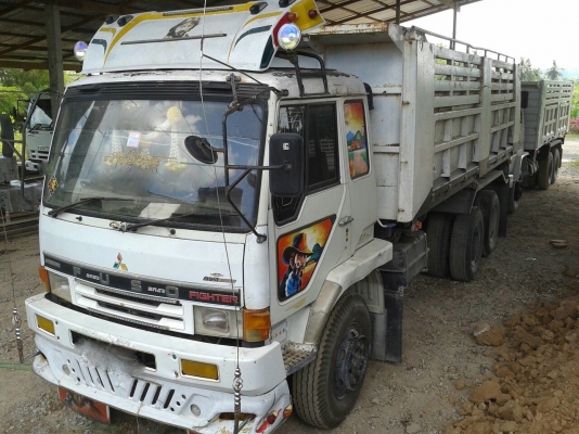 รถมิตซู 10 ล้อดั้ม FN527M - TF  220 แรงม้า. ปี 37.   สนใจติดต่อ  081 - 6079515