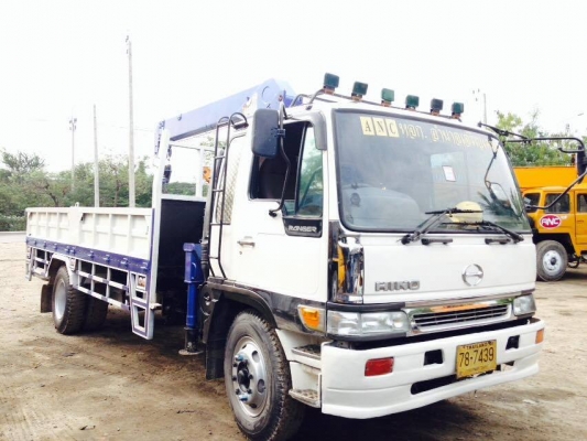 ขายรถ ฮีโน่ 6ล้อ ติดเครน 3.6ตัน สภาพพร้อมใช้งาน