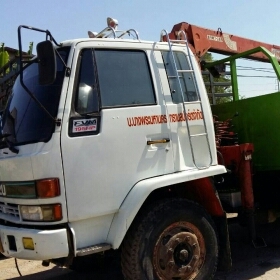 สิบล้อ อีซูซุ หัวร็อค 175 ติดเครน UNIC 3ตัน กะบะพื้นเรียบ ยาว6.20ม สภาพดีพร้อมใช้งาน เล่มทะเบียนพร้อมโอน