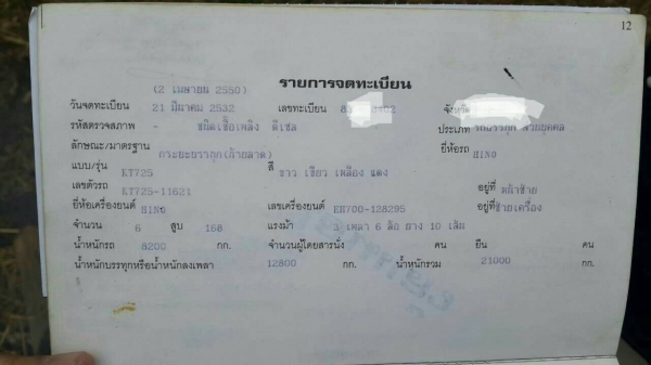 ขายแล้ว สิบล้อ ฮีโน่ KT925 EH700เพาเดียว ท้ายลากรถเกียวหางไฮโลริส สภาพพร้อมใช้ ทะเบียนพร้อมโอน ขายแล้ว สิบล้อ ฮีโน่ KT925 EH700เพาเดียว ท้ายลากรถเกียวหางไฮโลริส สภาพพร้อมใช้ ทะเบียนพร้อมโอน