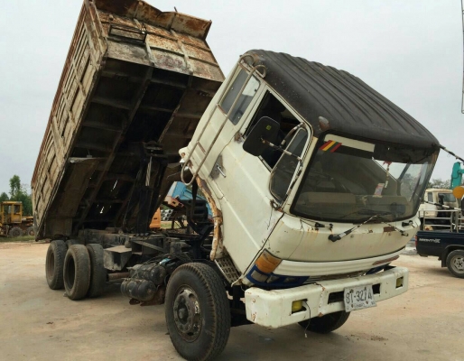 สิบล้อ ฮีโน่ FL17 EH700 สโลส 2เพา ดั้ม12ตัน สภาพพร้อมใช้งาน ทะเบียนพร้อมโอน