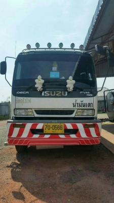 ขาย1,080,000รถสิบล้อบรรทุกน้ำมันISUZU DECA ปี 44  FVZ33MZPF 2 เพลา เครื่อง 6HH1-230 แรง หัวบาง ยางดี คัสซีสวย  090-772-3710 090-772-3708