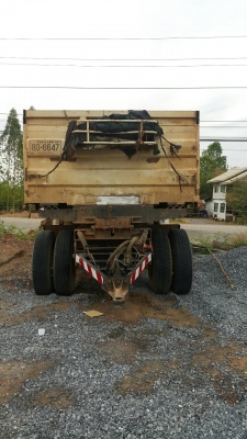 ขายด่วนลูกพ่วงสามเพลาดั้ม ยาว6.20เมตรสามเพลายัดรรคาประหยัดสุดๆเล่มชุดโอนพร้อมโทร0843923995