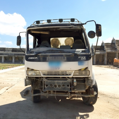 Isuzu deca 270 รถสิบล้อโม่ปูน หัวป่วยซ่อมได้คะ