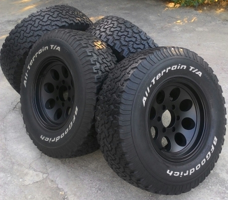 ขายBF All 265/75/16พร้อมล้อลายMickey16x8ลบ10สวยๆ