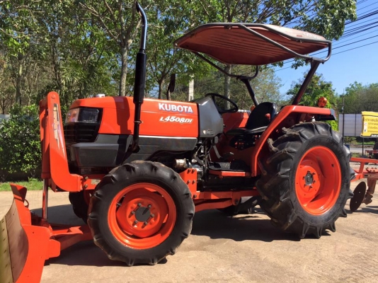 ขายรถไถKubota L4508DI (4WD) พร้อมใบมีดหน้าและผานบุกเบิกช้าง รถพร้อมใช้งาน ขายรถไถKubota L4508DI (4WD) พร้อมใบมีดหน้าและผานบุกเบิกช้าง รถพร้อมใช้งาน