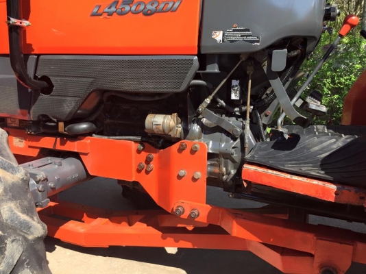 ขายรถไถKubota L4508DI (4WD) พร้อมใบมีดหน้าและผานบุกเบิกช้าง รถพร้อมใช้งาน