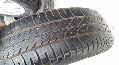 ขายล้อกะทะHONDA ขอบ15 4 รู100 พร้อมยางฝาครอบ 4 ล้อ