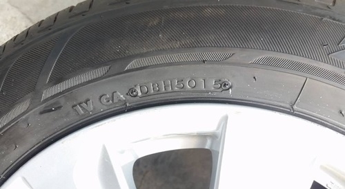 ขายล้อป้ายแดงTOYOTA New VIOS ยางปี 5015 4 ล้อ