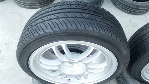 ขายล้อRPF1 ขอบ17 4รู100 กว้าง7.5 ET42พร้อมยาง  4 ล้อ