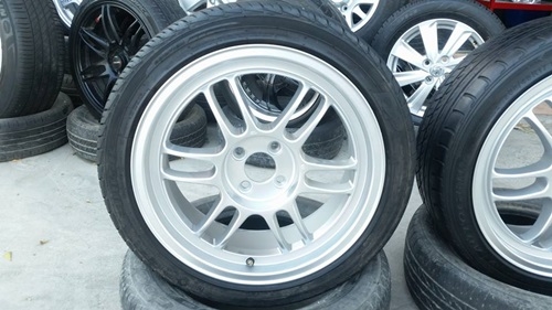 ขายล้อRPF1 ขอบ17 4รู100 กว้าง7.5 ET42พร้อมยาง  4 ล้อ