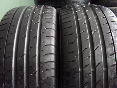 ขายยาง Continental Muti Sport Contact 3E SSR ปี3312 1เส้น ปี0913 1เส้น(1คู่) 245/45/18 ราคา 2,800