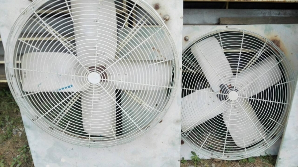 *** Sold *** พัดลมโรงงานขนาดใหญ่ ใบ 30" มอเตอร์ Mitsubishi Japan รุ่นทน 1 HP 380V. โครงสร้างแข็งแรงสภาพสวย!!