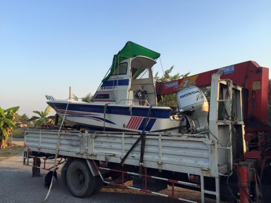 เรือยามาฮ่า UF 20 ฟุต เครื่องฮอนด้า 90 แรงโฟสโต๊ก