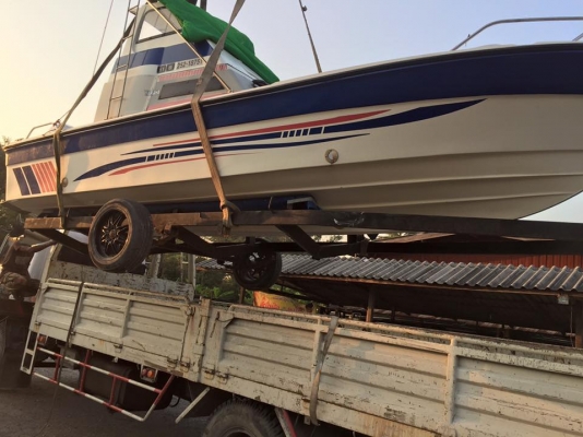 เรือยามาฮ่า UF 20 ฟุต เครื่องฮอนด้า 90 แรงโฟสโต๊ก