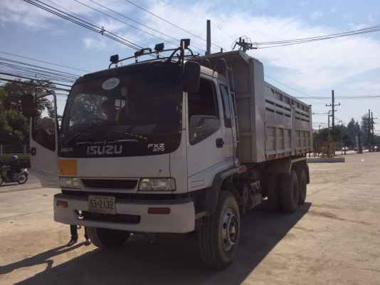 ขายรถบรรทุกสิบล้อดัมพ์ ISUZU เครื่อง 270 แรง ปี 51 กระบะดัมพ์ ทะเบียนพร้อม เข้าไฟแนนซ์ได้เต็ม เครดิตดี