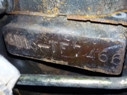 ขายรถบรรทุกสิบล้อดัมพ์ Mitsubishi turbo TF#7,4xx ปี 40 เครื่องเดิม 6d16 turbo-220 แรง เกียร์เดิม