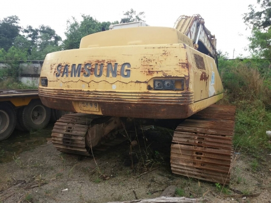 ขายรถแบคโฮ SAMSUNG SE210LC เอกสารเล่มทะเบียน ราคา 450000