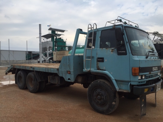 ขายรถบรรทุก 10 ล้อเทรลเลอร์ ISUZU ROCKY 210 แรงม้า เครื่อง EM100 220 แรงม้า 2 เพลาสโลว์ดึง ราคา 650000