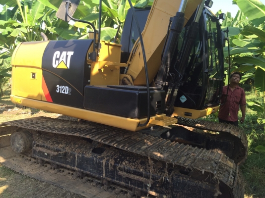 ขายรถแบคโฮ CAT 312D-2 2100 ชม.ราคา 1950000