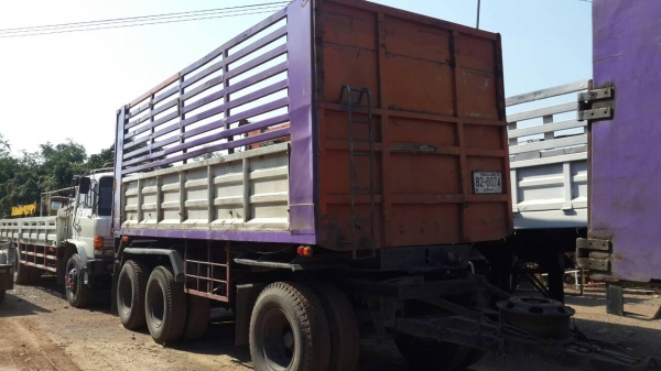 ขายด่วนหางพ่วง สามคานดั๊มเพลาเหลี่ยม ช่วงล่างยอร์คพร้อมใช้