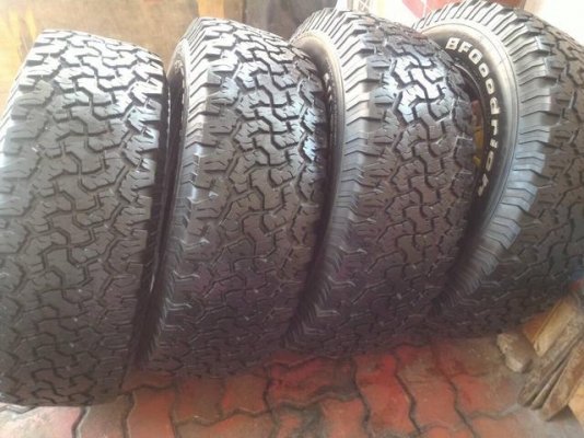 ขายยาง  BF  265 x 70 x 17  พร้อมล้อใหม่  TE 37V