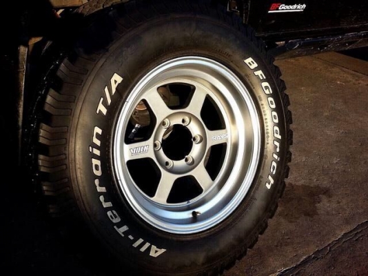 ขายยาง  BF  265 x 70 x 17  พร้อมล้อใหม่  TE 37V