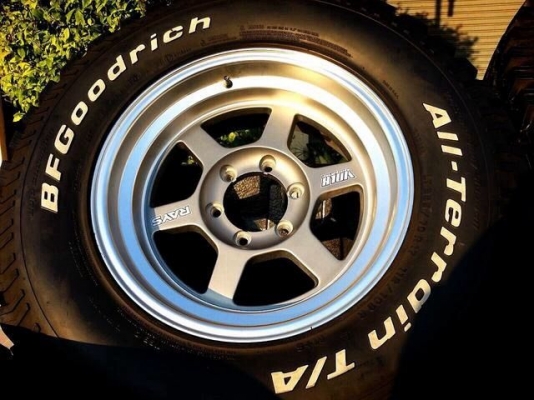 ขายยาง  BF  265 x 70 x 17  พร้อมล้อใหม่  TE 37V